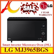 LG MJ3965BGS Smart Inverter Microwave Oven (39L) ***1 YEARS WARRANTY BY LG***