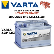 Varta AGM LN3 Car Battery + FREE INSTALLATION