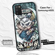 HP Samsung A03S Case [ART PANDA] Casing Samsung A03S Hardcase Softcase Premium GlosSy