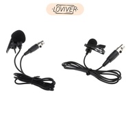 [Loviver] Microphone, Condenser Lapel Mic with Simple System, Perfect for Recording Interview / Vide