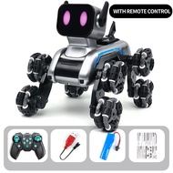 RC Robot Dog 8 Wheel Mechanical RC Stunt Dog Gesture Sensing Climbing Deformation Intelligent Drift