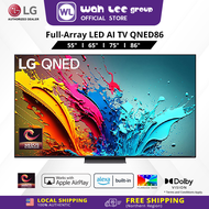 LG 55" 65" 75" 86" 100" Inch QNED evo AI TV QNED86 MiniLED 144Hz Gaming Mode Dolby Vision & HDR10 4K
