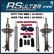 KYB RS ULTRA HONDA CITY T9A GM6 , JAZZ GK T5A 14-2019 ABSORBER FRONT / REAR GAS HEAVY DUTY SUSPENSION SHOCK ABSORBER