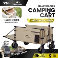 NATUREHIKE wagon camping cart large foldable outdoor glamping wegon storage light weight roller