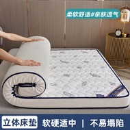 Soft Bed Mattress Folding Topper Pad Dormitory Mattress Modern Simple Knitted Natural Latex Antibact