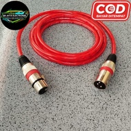 XLR female to XLR male audio cable