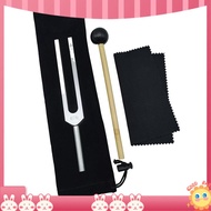 verneAluminum Alloy Tuning Fork Tuning Fork Musical Instrument 417Hz with Silicone Hammer, for Nervo