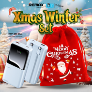 [ CCC ] Remax Power Bank 20000mAh (RPP-680) - แบตสำรอง มีสายในตัว ชาร์จเร็ว 3 พอร์ต output USB Type-