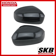 ฝาครอบกระจก HONDA BRIO 13-18   AMAZE ปี 12- 13Mobilio ปี15  ลายเคฟล่า (สำหรับรุ่น ไม่มีรูไฟเลี้ยวที่