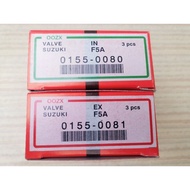 Engine Valve Suzuki F5A 3pcs Intake 3pcs Exhaust SET FUJI A