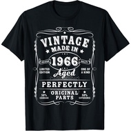Men's cotton T-shirt Vintage 60 Birthday Decorations Men 60yr 1966 60th Birthday T-Shirt