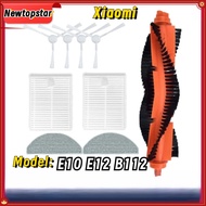Replacement For Xiaomi Robot Vacuum E10 / E12 B112 Vacuum Accessories Main Side Brush Filter Mop Clo