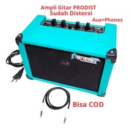 Electric Guitar Amp - 4 Inch Mini Guitar Amp with Distortion + Aux + Headset