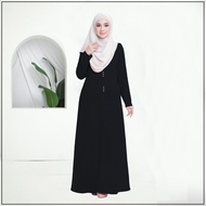 Jubah Muslimah Plain High quality Fusan