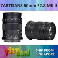 7Artisans 60mm F/2.8 MK II Macro Manual Focus Lens