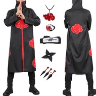 ☆Kakuzu Of The Akatsuki Robe Cloak Ring Headband Cosplay Halloween Costume ❁❦