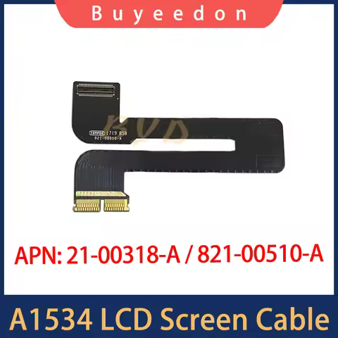 New LCD Screen Display Flex Cable 821-00318-A 821-00510-A For Macbook 12" A1534 2015 2016 2017 Years