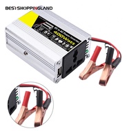 Durable Car Vehicle Inverter 400W 12V DC To 220V AC Converter with Battery Clips