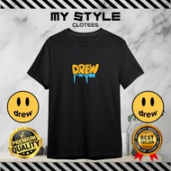 DREW fahion t shirt/ baju Drew 100% cotton ready stock design 007