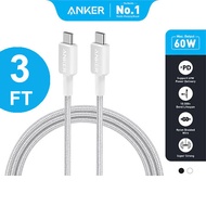 Anker 322 3FT USB-C to USB-C Cable 90CM Fast Charging Charger Cable hp Original