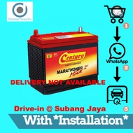 Century Car Battery - NS40ZL (With Installation)