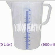 Flattakar | 5 Liter Plastic Measuring Cup