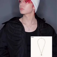 Enhypen Li Xicheng Same Style Cross Necklace Support Fan Commemorative Peripheral Accessories