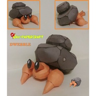 Pokemon dwebble Papercraft