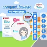 PIGEON TEENS COMPACT POWDER+UV Protection 14gr compact powder for teenagers natural finishing finish
