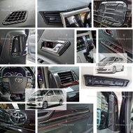 Toyota alphard vellfire 2008-2014 anh20 carbon fiber accessories exterior decoration car accessories skhongauto