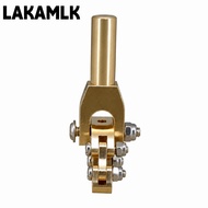 LAKAMLK Guitar Presser, Brass Brass Color Fret Press Tool, Premium Fret Repair Tool For Fret Levelin