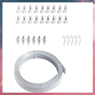 (E B M Ceiling Curtain Track, 6m, Ceiling Track Ceiling Mount, for Curtain Track with Track Curtain 