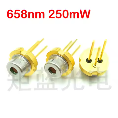 5PCS TO-5.6mm ML101J25 Red 658nm 100mW Laser Diode (Pulse 250mW)