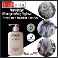 PROMO cultusia shampoo gray silver shampoo untuk rambut berwarna shampo silver cultusia keratin ramb