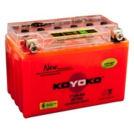 Koyoko G2 Nanogel | YTX9-BS(FTZ12S, YTZ14, YTX12A-BS, BTX9) | Motorcycle Dry Battery | Motorsikar Ba