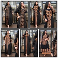 Gamis Hitam Busui Longdres Busui Resleting depan ld 110 cm gamis busui hitam kekinian viral 2022 lon