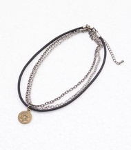 六芒星三連頸鍊 / 黑 / F尺寸 / hellcatpunks / hcp-ac-0167