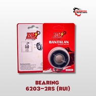 BEARING 6203-2RS RUI [RETAIL] - BEARING LAKER LAHER HONDA 6203 2RS