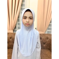 💥TUDUNG SEKOLAH AWNING SCUBA/Tudung sekolah awning lembut/tudung swkilah sarung/tudung awning anti t