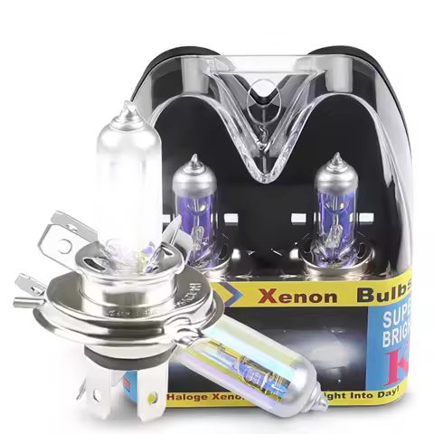 2pcs H4 12V Halogen Bulb 2300k Golden Yellow 60/55W P43T Car HeadLight H4 Led 60w 55w High Low Beam 