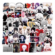 50 pcs Tokyo Ghoul Anime Manga Waterproof PVC Stickers (2 designs)