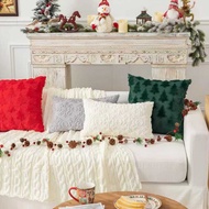 Christmas Pillow Cover Sofa Cushion Case Home Decor 18x18 / 24x24 Inches