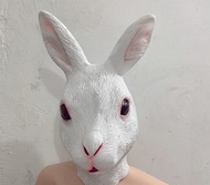 หน้ากากคอสเพลย์ กระต่าย หน้ากากสัตว์  Rabbit Animal face mask Cosplay สยองขวัญ แฟนซี หน้ากากฮาโลวีน 