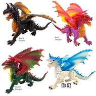 dinosaur toy Simulation Magic Dragon Dinosaur Toy Western Dragon Dragon Dragon Red Dragon Black Drag