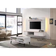 Modern Feature Wall-Mounted TV Cabinet (6ft)