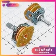 [2 Pieces]- RS25 3P3T Rotary Switch, 3-Pole 3-Position Choice Chip World