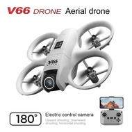 V66 Mini Drone Aerial Photography Obstacle Avoidance Aircraft Dual Camera Remote Control Aircraft
