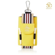 JAPAN [Munsingwear] Golf Ball Holder for 2 Balls with 2 Tees Stripe MQCTJX60 Women's YL00 (Yellow) with English Translation