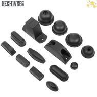 GESH1VX65 Luggage Bottom Stand, With Screws Plastic Luggage Feet Pads, Feet Pads Black Baggage Botto