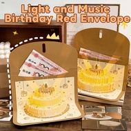 TOYCHEST Birthday Red Envelope, Foldable Traditional 3D Pop-Up Greeting Card, Unique Thickened Creat